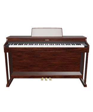 Elegant Wooden Digital Piano 3D Model - Furniture 3D Model