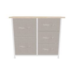 Contemporary Fabric Storage Cabinet 3D Model - 3D Model