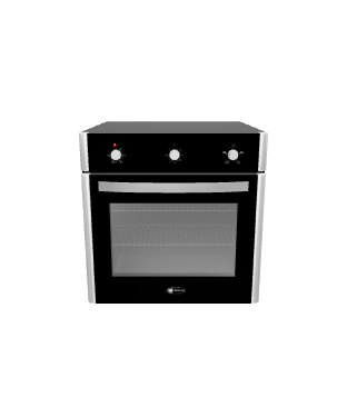 Sleek Modern Oven 3D Model - Household 3D Model