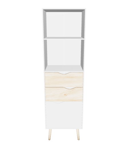 Stylish Modern Storage Cabinet 3D - Furniture 3D Model