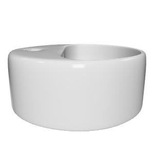 Sleek Modern Bowl Design 3D - Furniture 3D Model