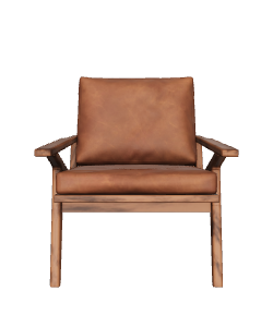 Stylish Leather Armchair 3D - 3D Model