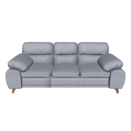 Contemporary Leather Sofa 3D Model - 3D Model