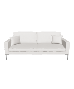 Sleek Modern Minimalist Sofa 3D Model - 3D Model