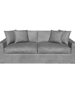 Stylish Modern Fabric Sofa 3D Model - Furniture 3D Model