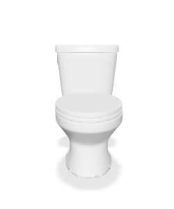 Stylish Modern Toilet 3D Model - Household 3D Model