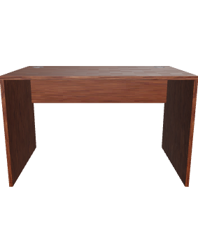 Stylish Wooden Office Table 3D - 3D Model