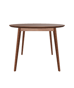 Stylish Round Wooden Table Model - 3D Model