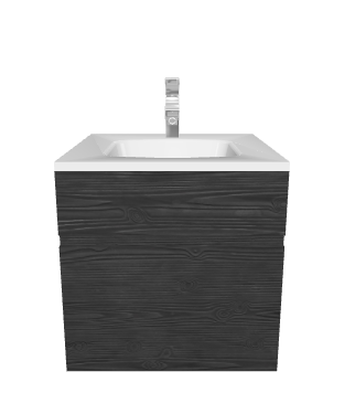 Modern Square Bathroom Sink - 3D Model