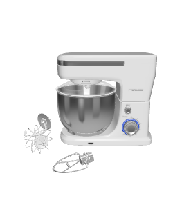 Stylish Kitchen Mixer Model 3D - 3D Model