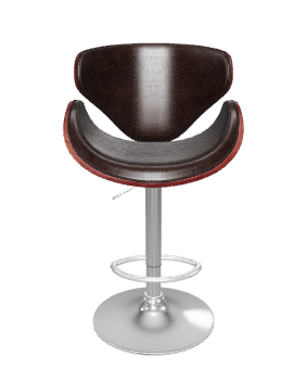 Stylish Bar Stool 3D Model - 3D Model