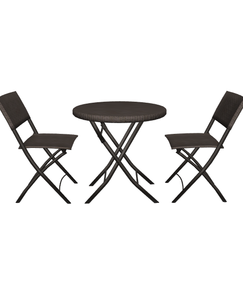 Stylish Outdoor Table Set 3D - Furniture 3D Model