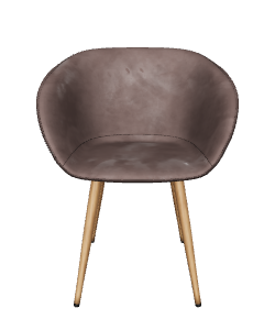 Elegant Modern Fabric Chair 3D Model - Furniture 3D Model
