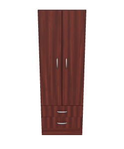 Elegant Wooden Storage Cabinet Model - 3D Model