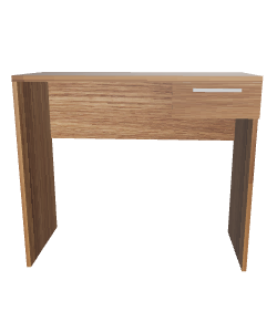 Minimalist Wooden Desk Model - 3D Model