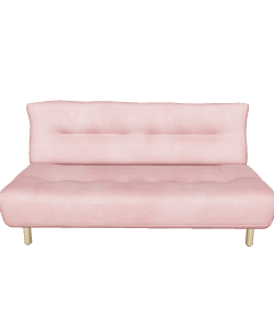 Stylish Pink Sofa Model - Furniture 3D Model
