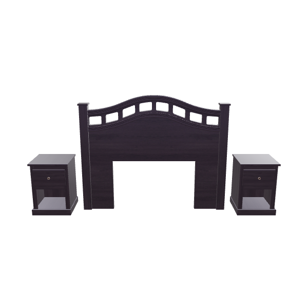 Elegant Bedroom Furniture Set 3D - Furniture 3D Model