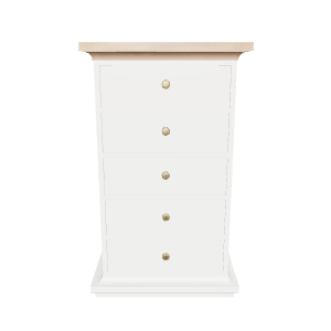 Stylish White Modern Storage Cabinet 3D Model - 3D Model