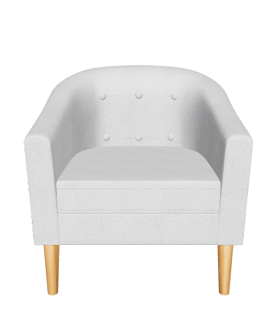 Stylish Minimalist Fabric Chair 3D Model - 3D Model