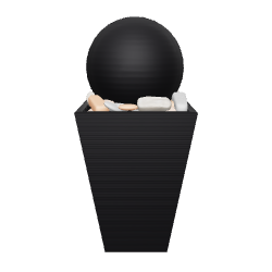 Contemporary Decorative Planter Model - 3D Model