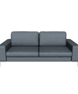 Contemporary Fabric Sofa Model - Furniture 3D Model