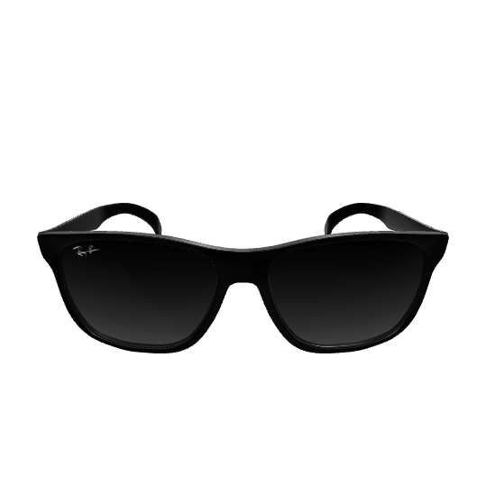 Stylish Black Sunglasses Model - 3D Model