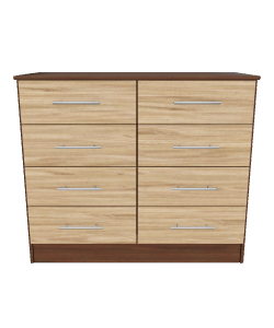 Polux 8 Drawer Dresser Model - 3D Model