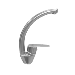 Sleek Kitchen Faucet 3D Model - 3D Model