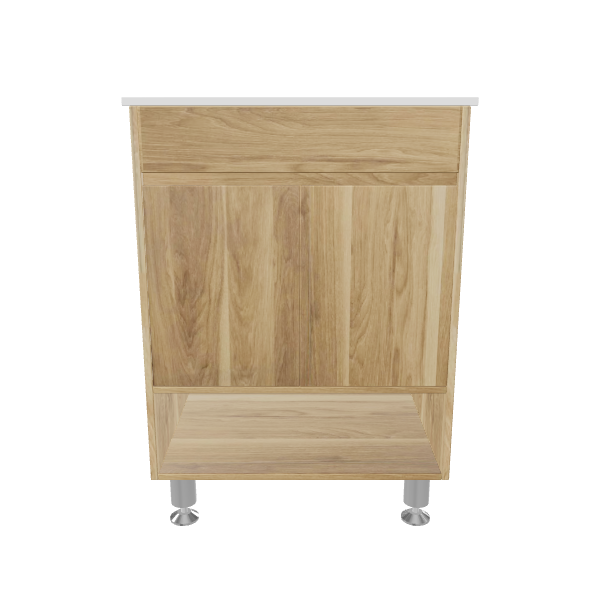 Contemporary Wooden Storage Cabinet 3D Model - 3D Model
