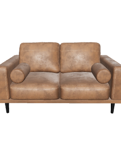 Stylish Modern Two-Seater Sofa - 3D Model