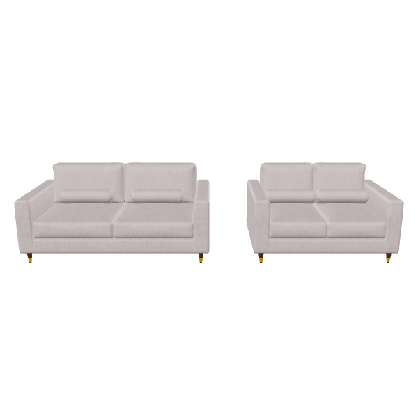 Elegant Minimalist Sofa Set 3D - Furniture 3D Model