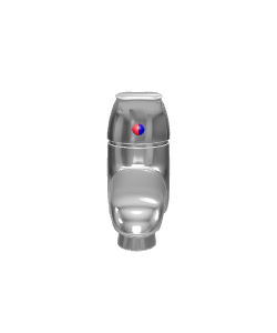 Sleek Metallic Beverage Bottle 3D Model - 3D Model