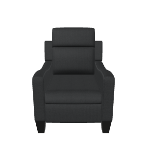 Stylish Modern Fabric Armchair 3D Model - 3D Model