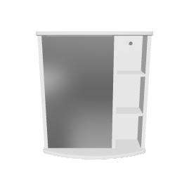 Contemporary Minimalist Cabinet 3D Model - Interior 3D Model