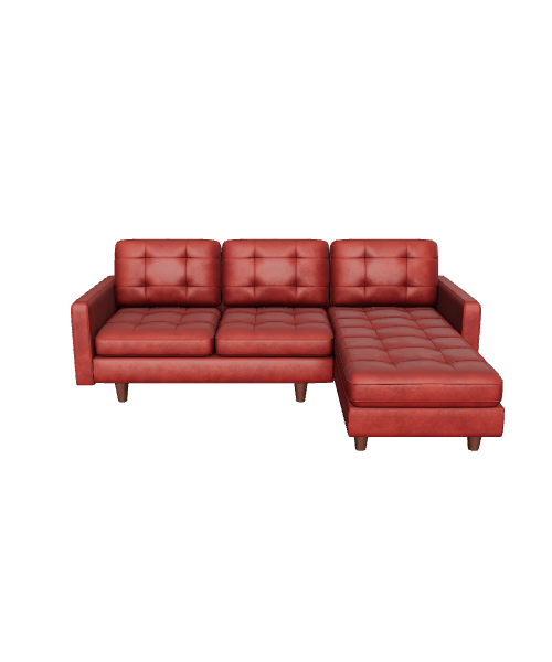 Sofa Chaiselong Left Napoles 3D - 3D Model