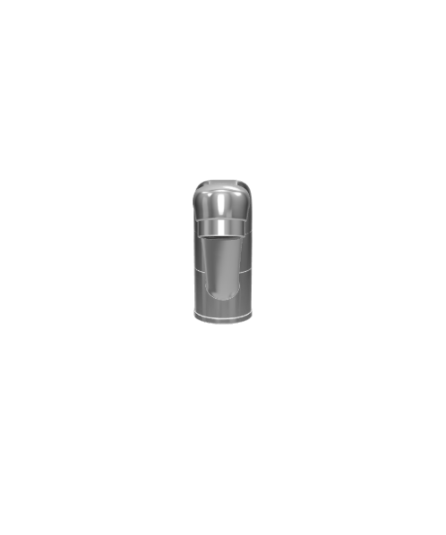 Sleek Chrome Beverage Dispenser 3D Model - 3D Model