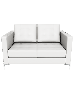 Sofa Marina 2 Cpos White 3D - 3D Model