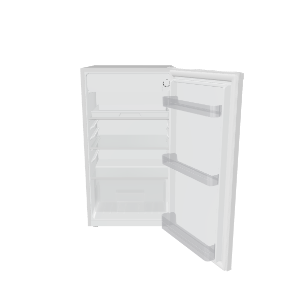 Stylish Refrigerator 3D Model - 3D Model