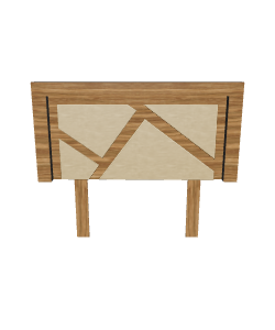 Cabecera Andalucia King Size 3D - 3D Model