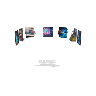 Futuristic Digital Display Panels - 3D Model