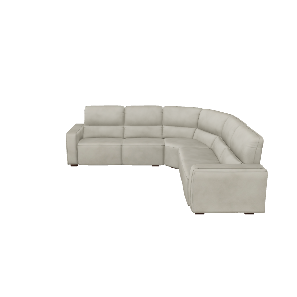 Modern Curved Sofa 3D Model - 3D Model