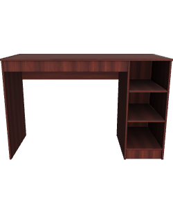 Stylish Wooden Office Desk 3D - 3D Model