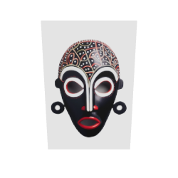Stylized African Mask 3D Model - Prop 3D Model