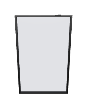 Sleek Modern Glass Display Panel 3D Model - 3D Model