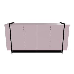 Modern Buffet Cabinet 3D Model - Furniture 3D Model