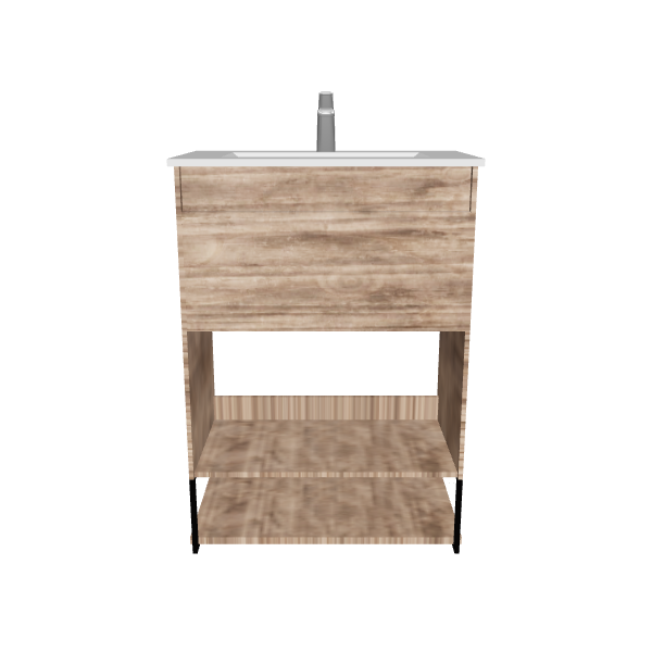 Stylish Bathroom Vanity 3D Model - 3D Model