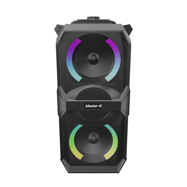 Dynamic RGB LED Speaker Tower 3D Model - Household 3D Model