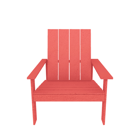 Stylish Outdoor Adirondack Chair - 3D Model
