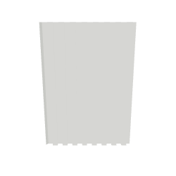 Minimalist White Plastic Container 3D Model - Furniture 3D Model