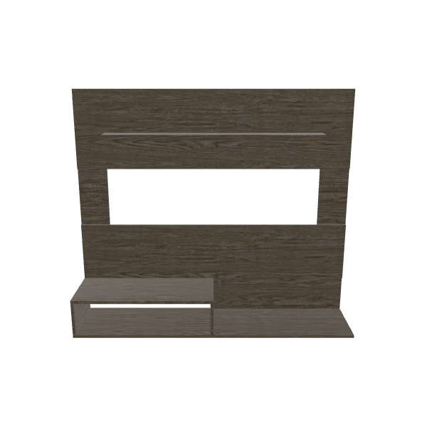 Modern Wooden TV Stand 3D Model - 3D Model